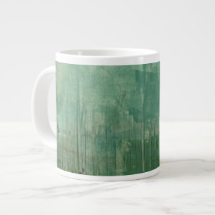 Contemporary Grönt vattenfärg Jumbo Mugg
