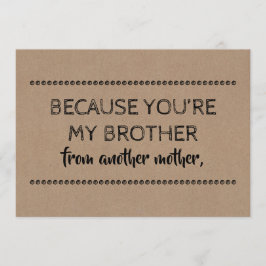 Contemporary GROOMSMAN/BEST MAN Funny Frieri Inbjudningar