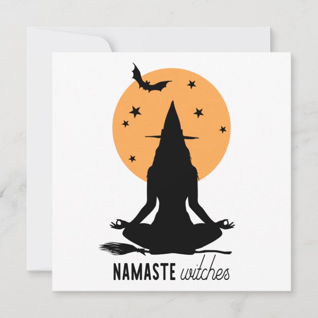 Contemporary Halloween yoga Witch (Framsida)
