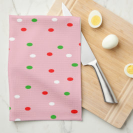 Contemporary jul Polka dots Kökshandduk