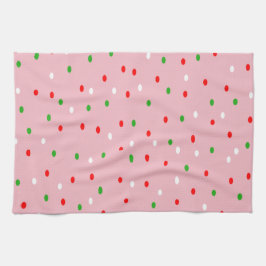 Contemporary jul Polka dots Kökshandduk