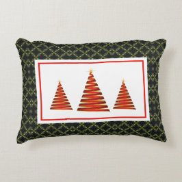 Contemporary Julgran Trio Prydnadskudde