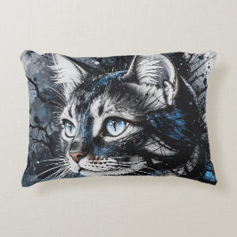 Contemporary Katt Prydnadskudde