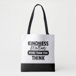Contemporary Kindness Matters-typografi Tygkasse