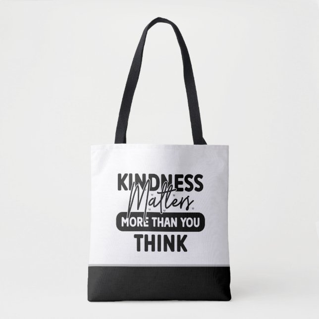 Contemporary Kindness Matters-typografi Tygkasse (Framsida)
