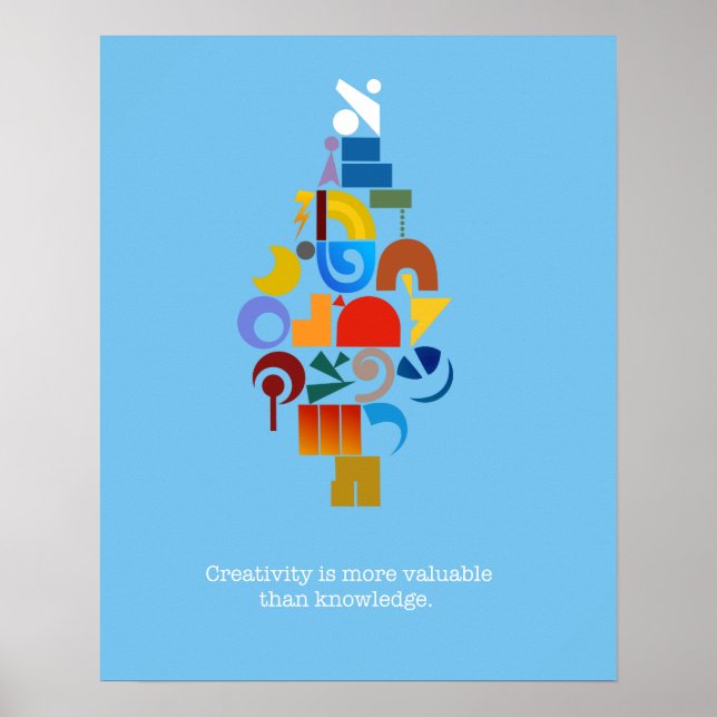Contemporary, kreativ Hebrew Aleph-bet poster (Framsidan)