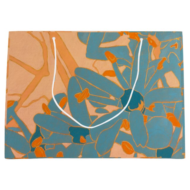 Contemporary Leaf Design Peach (Framsidan)