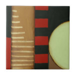 Contemporary Loft Stil Paneled Painting Kakelplatta<br><div class="desc">En contemporary loft stil-målning med flerfärgade paneler och cirklar. En annan fantastisk skapad av Jennifer Goldberger,  köp den här biet och titta på några av hennes andra målningar!</div>