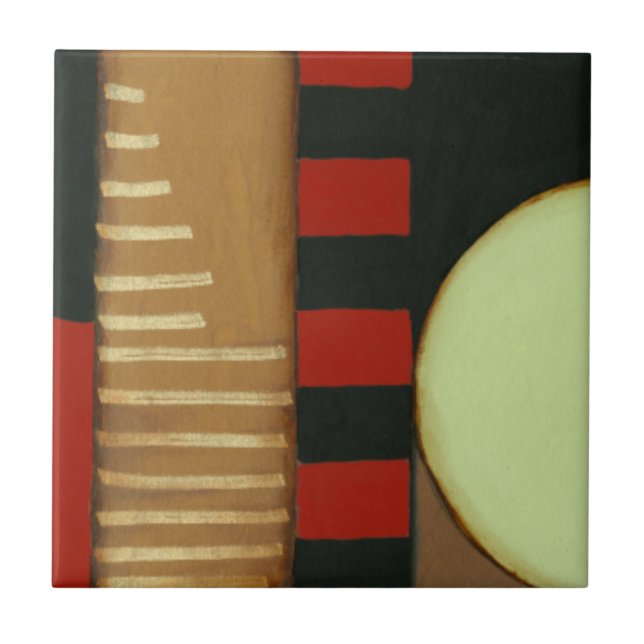 Contemporary Loft Stil Paneled Painting Kakelplatta (Framsidan)