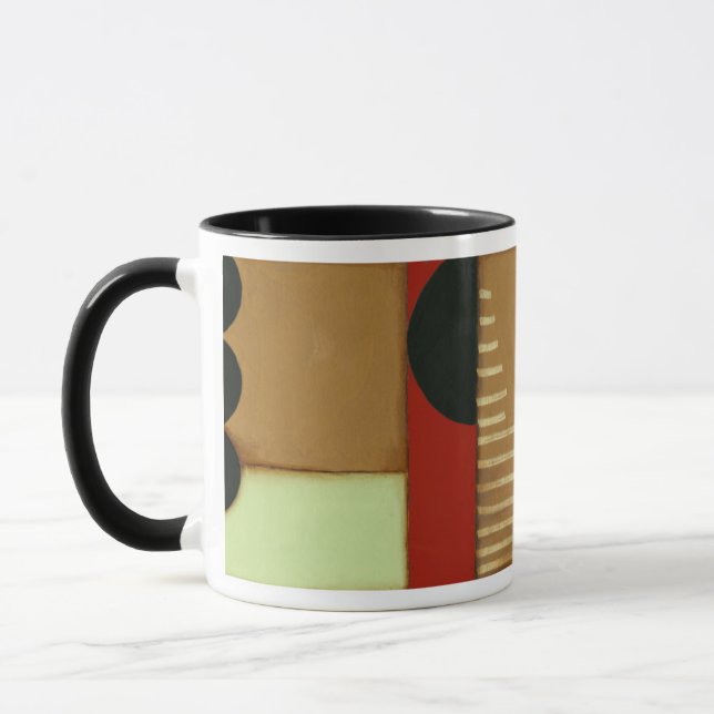 Contemporary Loft Stil Paneled Painting Mugg (Vänster)