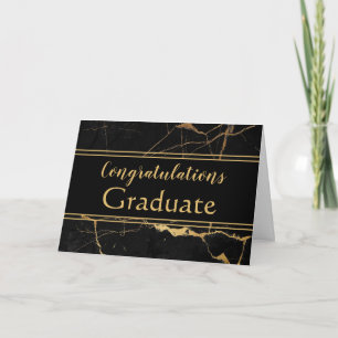 Contemporary Marble Studenten Card Kort