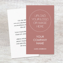 Contemporary Minimalistisk Anpassningsbar Logotyp Visitkort