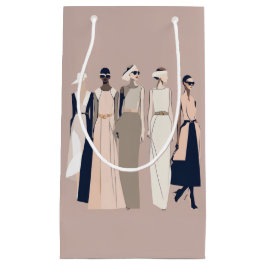 Contemporary Mode Illustration Swag Bag