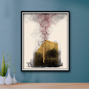 Contemporary Modern Abstrakt Art-utskrifter Poster