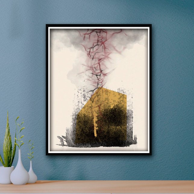 Contemporary Modern Abstrakt Art-utskrifter Poster (Skapare uppladdad)