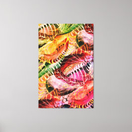 Contemporary Modern Abstrakt med geometriska forme Canvastryck