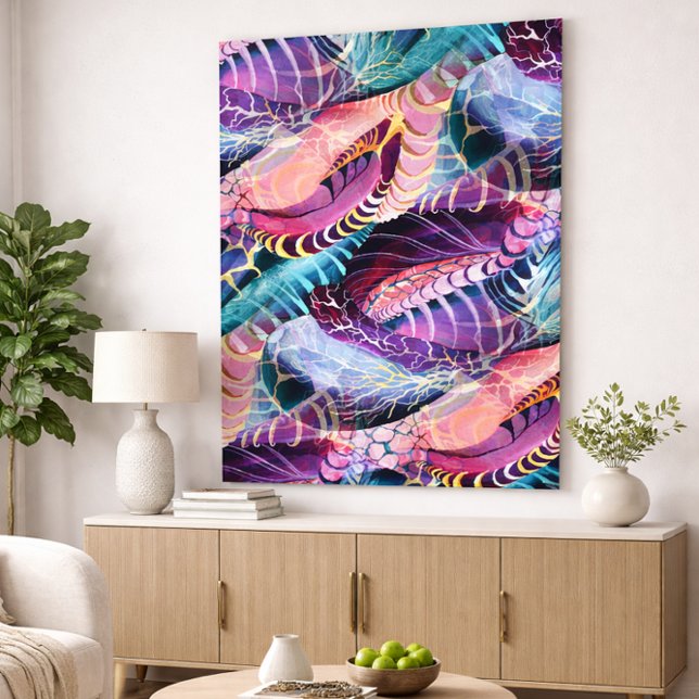 Contemporary Modern Abstrakt med geometriska forme Canvastryck (Skapare uppladdad)
