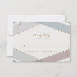 Contemporary Modern Geometric Rand Taupe Slate OSA Kort