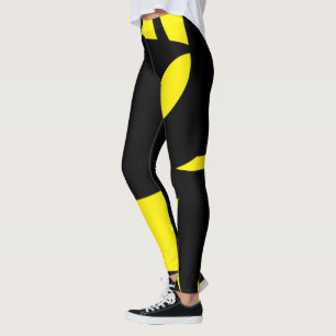 Contemporary Modern Gult / Svart Leggings