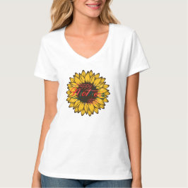 Contemporary Modern Lycklig Mors dag T Shirt