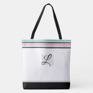 Contemporary Modern monogrammed Rand Tygkasse