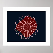 Contemporary Modern Ro Flower