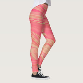 Contemporary Modern Rosa Yoga Leggings