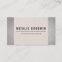 Contemporary Mönster Insida Visitkort