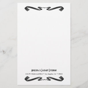 Contemporary Movie Fläkt Personlig Stationery Brevpapper
