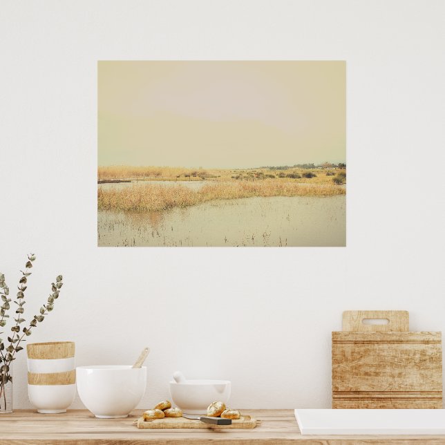 Contemporary Nature-Neutral Home Wall Art Poster (Kök)