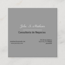 Contemporary Neutral Grey Minimalist Professional