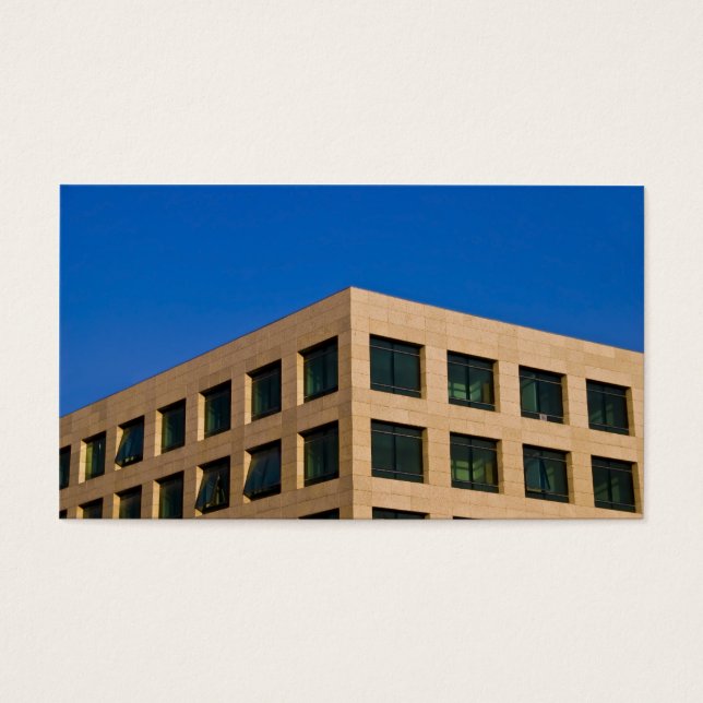 contemporary Office byggnad Visitkort (Framsidan)