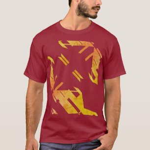 Contemporary Orange Southwest Art-Abstrakt T Shirt