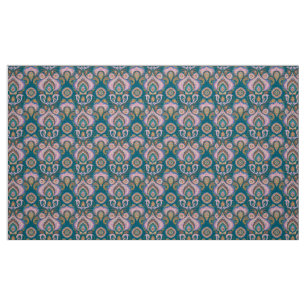 Contemporary Paisley Fabric Design Tyg