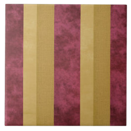 Contemporary, ranberry, Guld, smör Kakelplatta