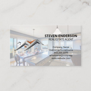 Contemporary Real Gods Logotyp Modern Kitchen Visitkort