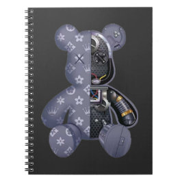 Contemporary Robot Bear Anteckningsbok