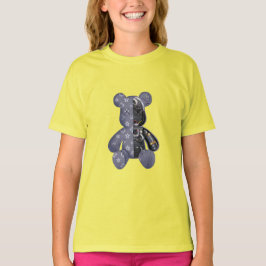Contemporary Robot Bear T Shirt