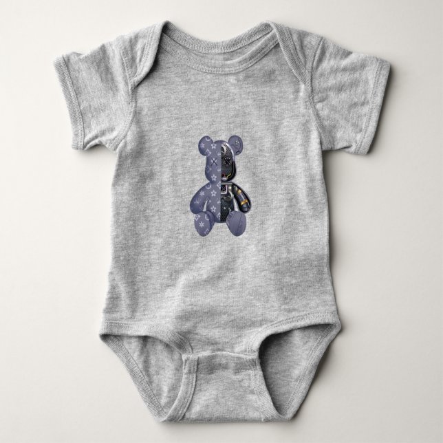 Contemporary Robot Bear T Shirt (Framsida)