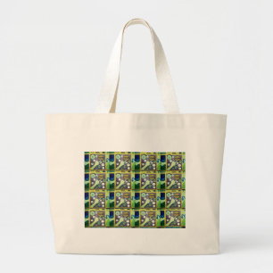 Contemporary Roligt Mosaic Art-utskrift - en lekfu Jumbo Tygkasse