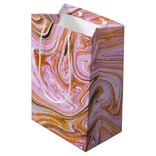 Contemporary Rosa Marble Abstrakt