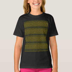 Contemporary Rustic Solros Mönster T Shirt