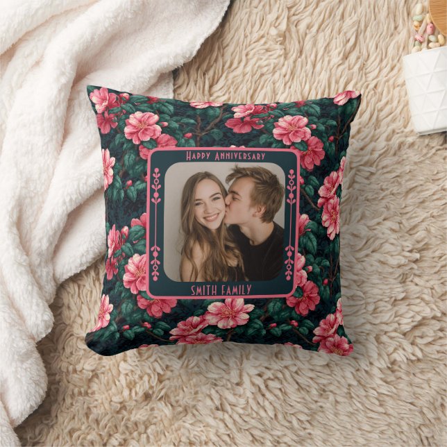 Contemporary Sentimental Wedding Throw Pillow   Kudde (Filt)