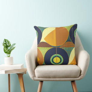 Contemporary Stil Geometric Mönster i mitten av år Kudde