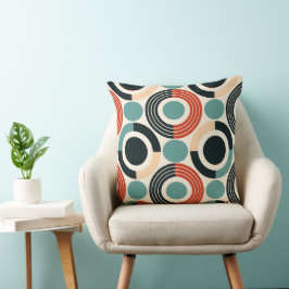Contemporary Stil Geometric Mönster i mitten av år Kudde