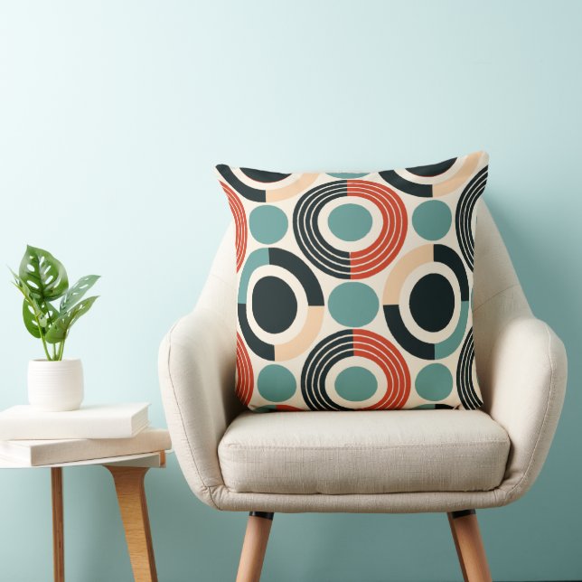 Contemporary Stil Geometric Mönster i mitten av år Kudde (Stol)