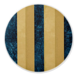 Contemporary, stripe Royal Blue, Guld, Butterkräm Knopp