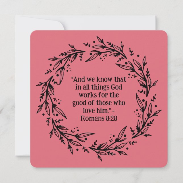 Contemporary Svart Blommigt Utandningsluft Religiö (Framsida)