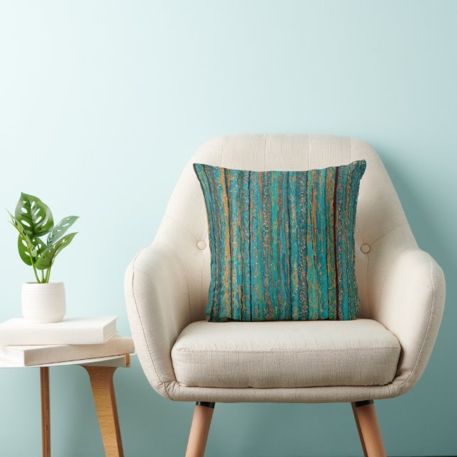 Contemporary Teal Design Kudde (Stol)