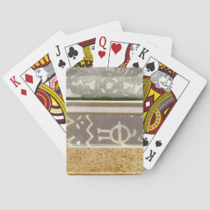 Contemporary Tribal Mönster-målning Casinokort